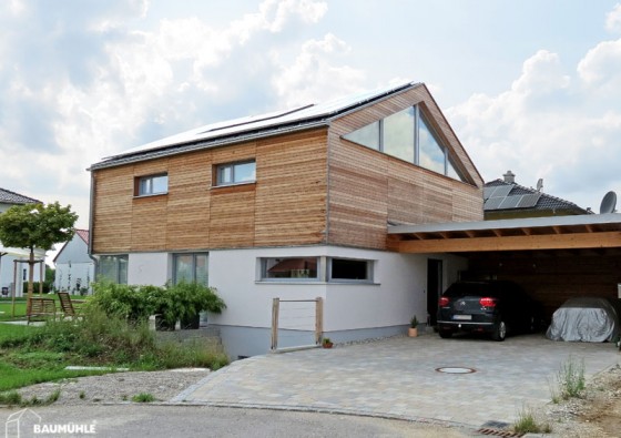 Neubau: Einfamilienhaus in Massiv-Holz-Bauweise 7a