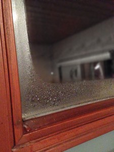 Schwitzige Fenster